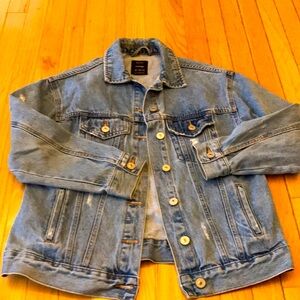 Bershka Denim Light-wash Jacket